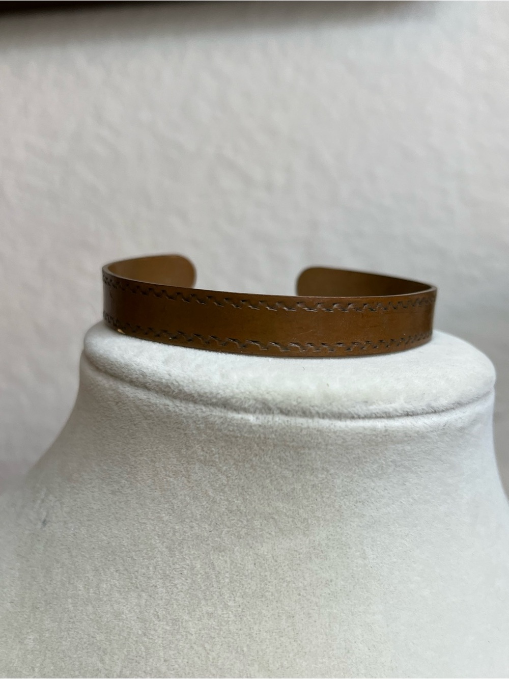 Vintage Solid copper southwestern unisex bendable bracelet